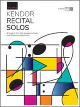 Kendor Recital Solos #2 Alto Sax and Piano with CD-ROM cover